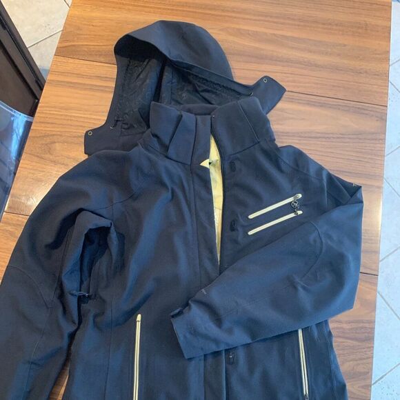 Columbia jacket, set of 2, EUC, black, yellow, outdoor active, Sz M, EUC - Picture 9 of 16